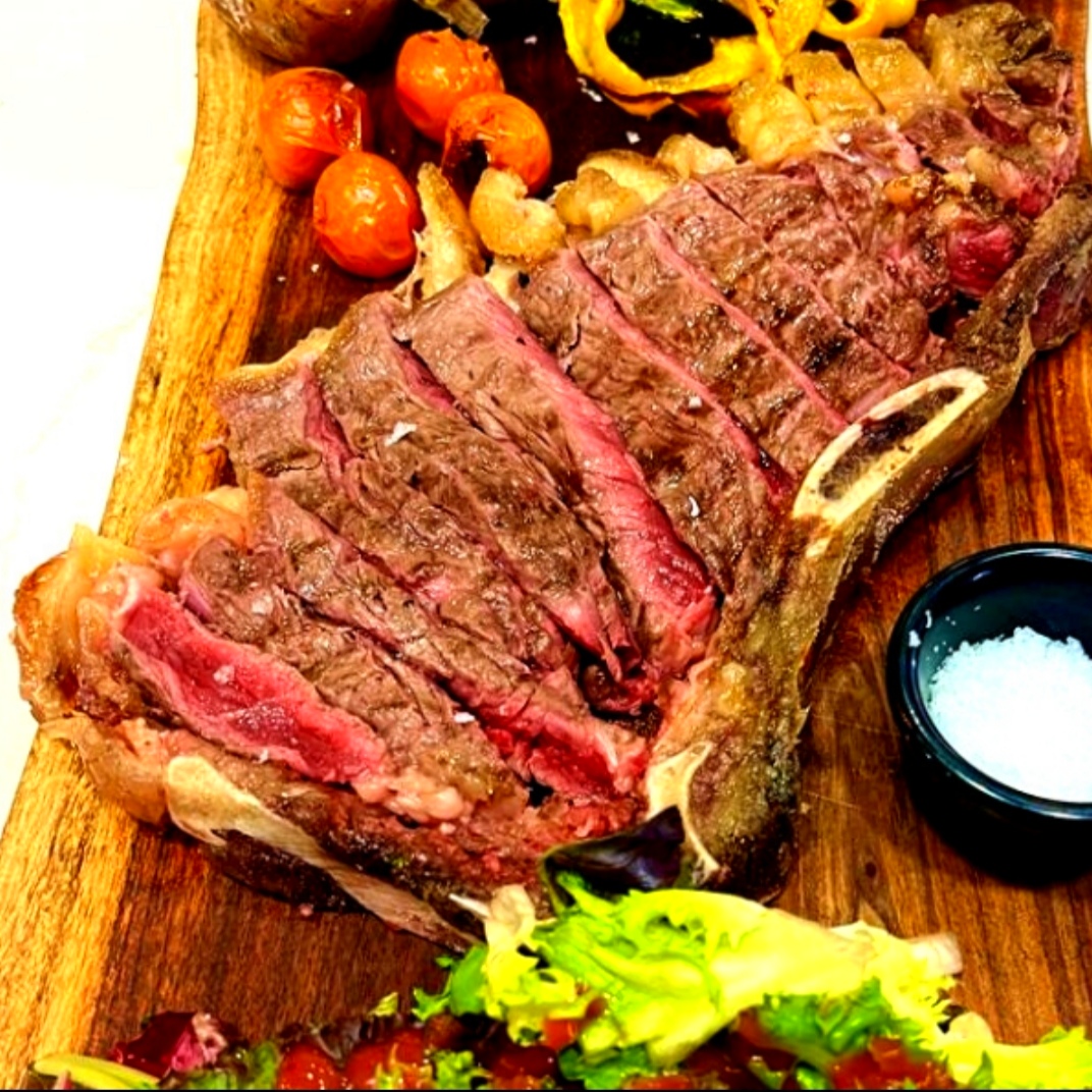 Chuleta de Angus a la brasa
