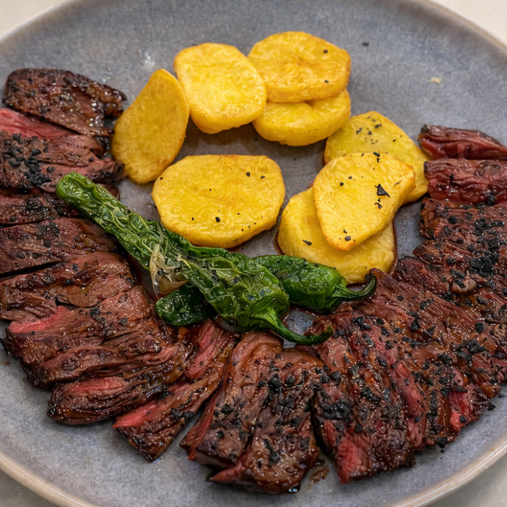 Entraña a la brasa